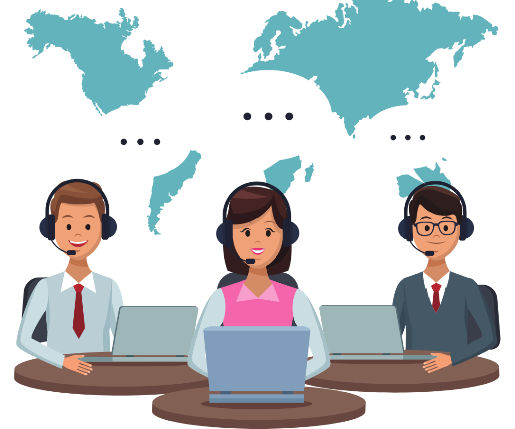 image of call center