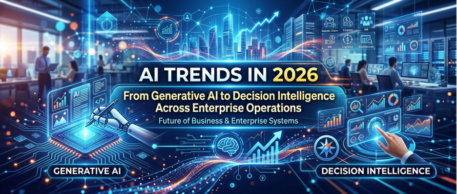 AI Trends in 2026: from generative AI to decision intelligence across enterprise operations